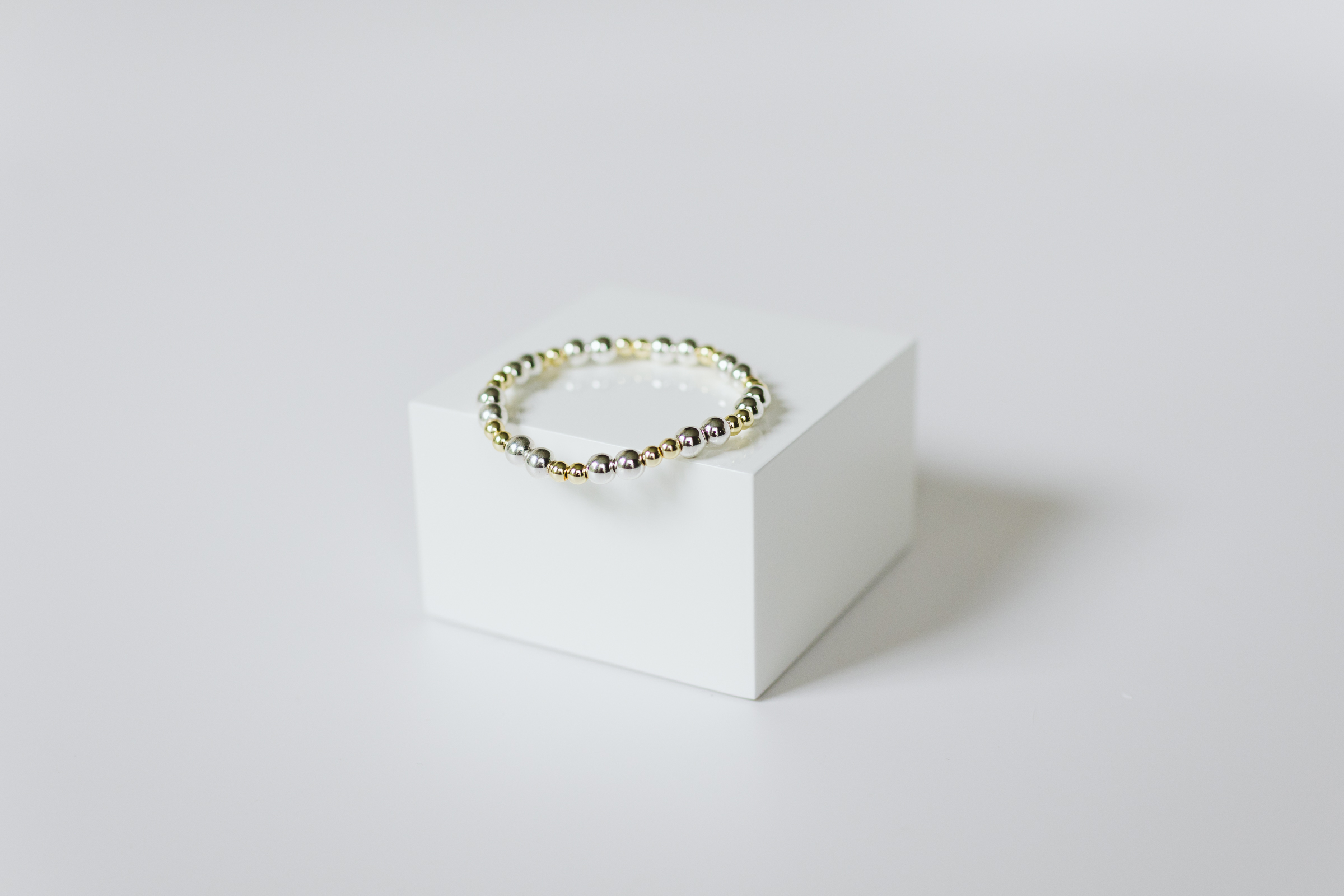 6mm Double Silver with 4mm Gold