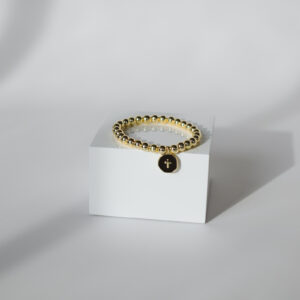 Black Enamel Cross Disk