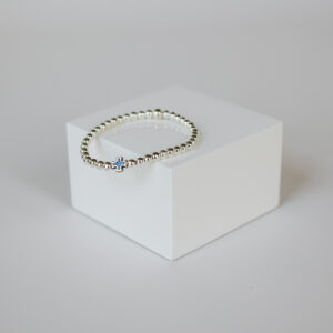 Blue Square Cross, Silver