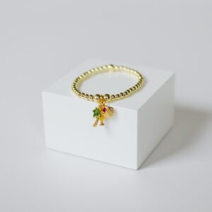 Clamshell, Drink and Palm Tree Charm