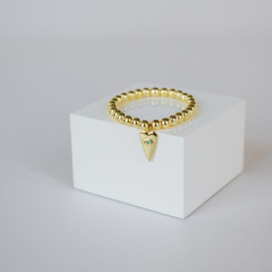 Gold Heart Evil Eye