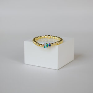 Light Blue/Navy Blue Fish Slider