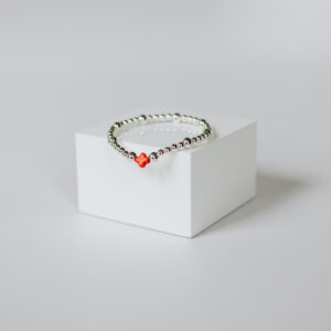 Orange Square Cross, Silver