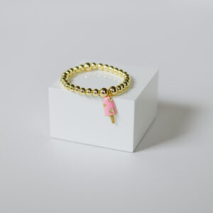Pink Enamel Ice Cream Bar