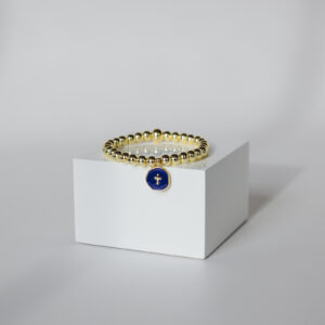 Purple Enamel Cross Disk