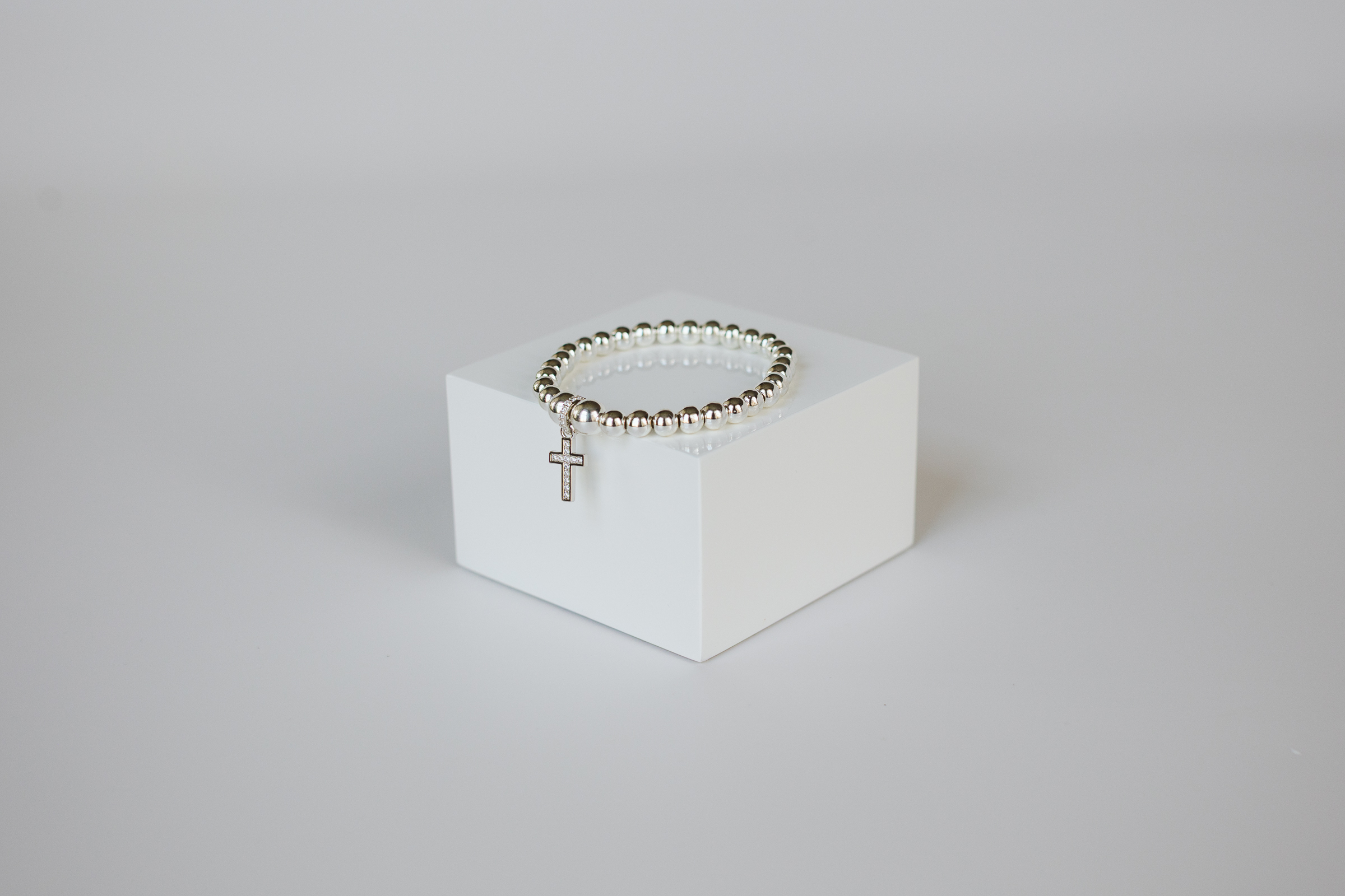 Silver Sparkle Cross